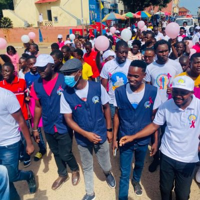 COORDENAÇÃO PROVINCIAL DA AEUPA UÍGE REALIZA MARCHA DE APOIO À LUTA CONTRA O CANCRO DA MAMA